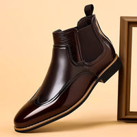 Nathan | Vintage Style Leather Boots