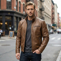 William | Vintage Style Leather Jacket