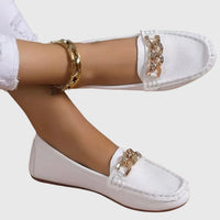 Nora | Comfortable Round Toe Slip-On Loafers