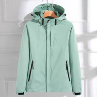 Nataly | Waterproof Adjustable Hooded Rain Jacket