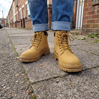 Mateo | Classic Lace-Up Style Leather Ankle Boots