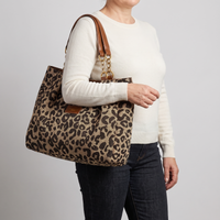 Emily | Stylish Leopard Print Tote Bag