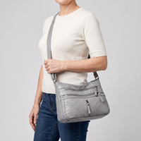 Valentina | Adjustable Vintage Crossbody Tote Bag