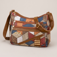 Zaria | Elegant Patchwork Style Shoulder Bag