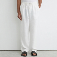 Alexis | Relaxed Fit Linen Drawstring Trousers
