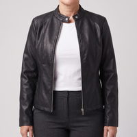 Madelyn | Refined Style Cropped Leather Jacket
