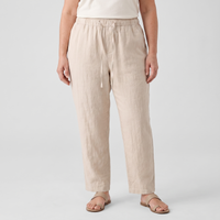 Clara | Lightweight Cropped Style Linen Pants