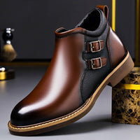 Jasper | Vintage Style Leather Chelsea Boots