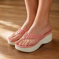 Daleyza | Braided Wedge Sandals with High Arch Support