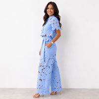 Olivia | Crop Top and Wide-Leg Pants Two-Piece Set